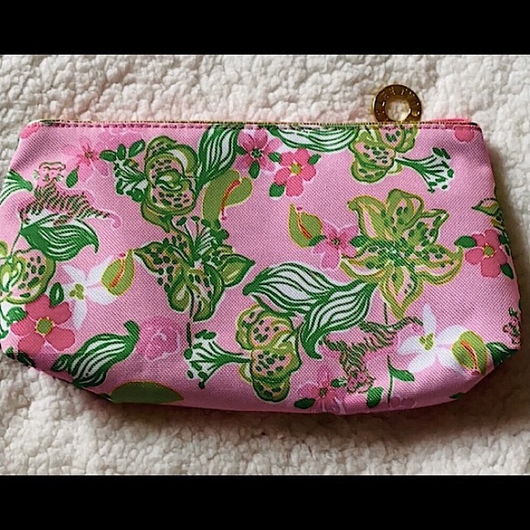 🆕🔥LILLY PULITZER/ESTEE LAUDER COSMETIC BAG CANVAS MATERIAL GORG&STYLISH NWOT - Picture 3 of 14